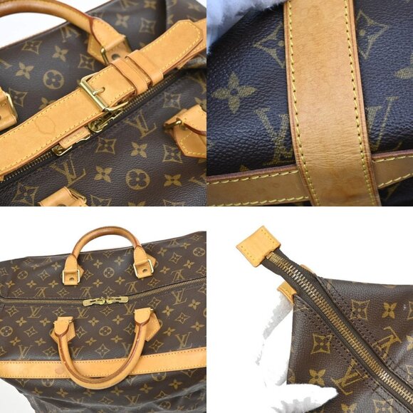 LOUIS VUITTON Travel Hand Cruiser Bag 40 Monogram Leather Brown M41139 75KB281 - Picture 9 of 16